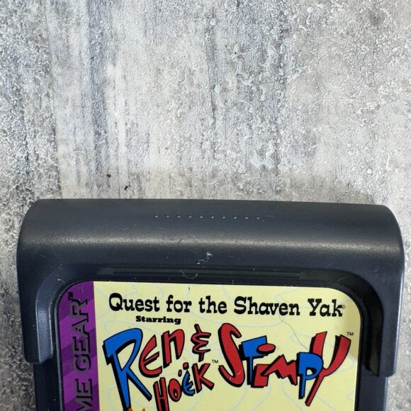 Quest for the Shaven Yak Starring Ren Hoek & Stimpy (Sega Game Gear) *GAME ONLY* - Picture 2 of 3